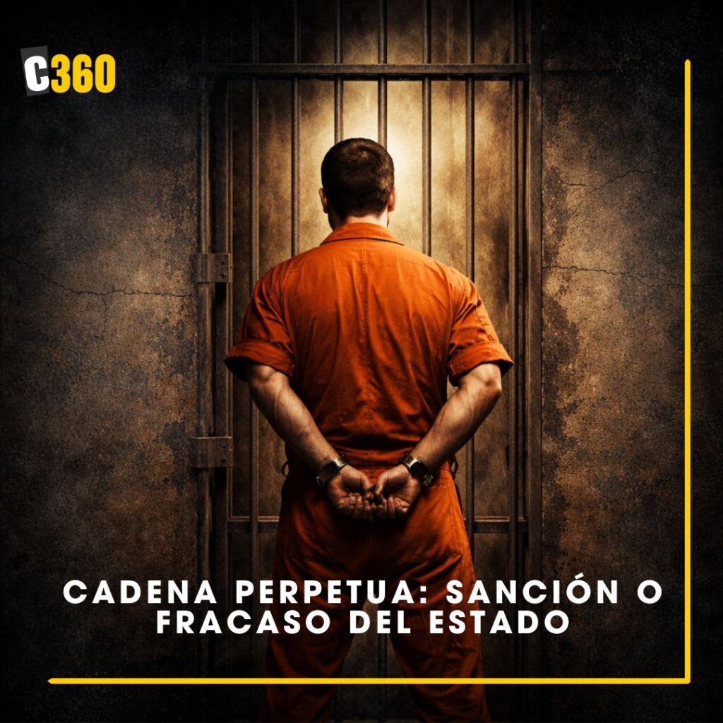 Cadena perpetua: Sanción o el fracaso del Estado
